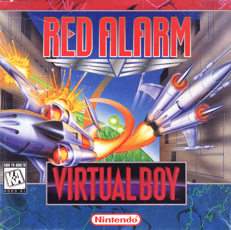 Red Alarm box art for Virtual Boy